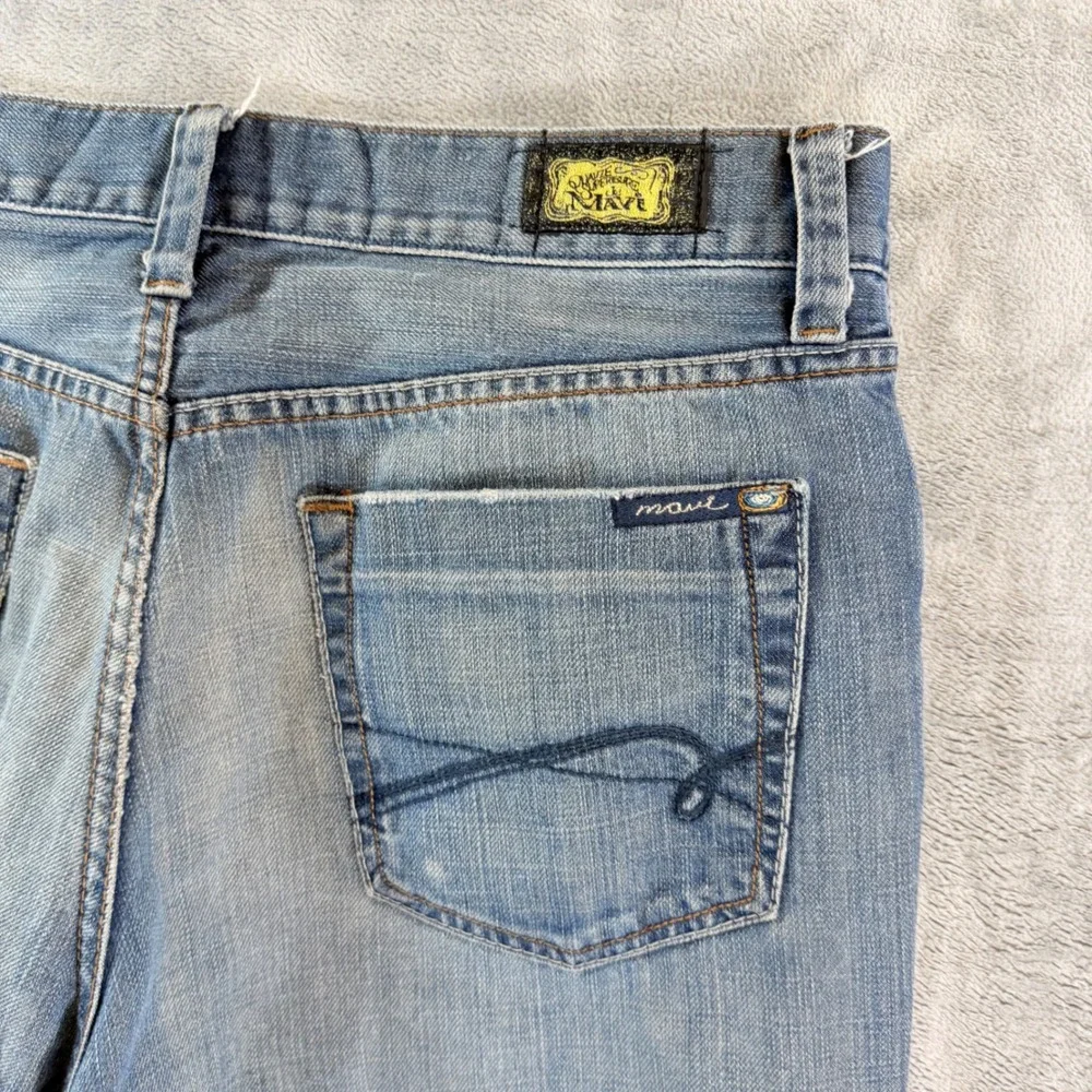 Mavi Matt Straight Leg Jeans Men's Size 32x32 Blue Light‎ Wash Denim